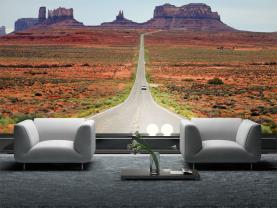 Papier Peint Photo - Monument Valley Route 66