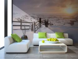 Snow Landscape Sunset