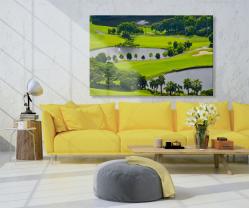 Fotobehang - Golfbaan