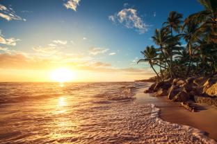 Fotomurali - Spiaggia Tramonto