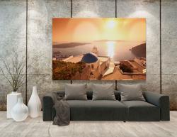 Wall Murals - Santorini Island Sunset