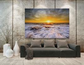 Fototapet - Solnedgang Strand