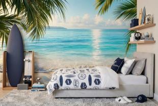 Tropischer Strand mit Türkisem Meer