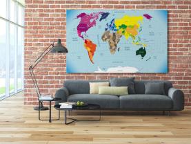 Papier Peint Photo - Carte du Monde