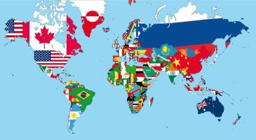 Fotomurali - Mappa Mondo