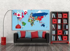 Fotomurali - Mappa Mondo