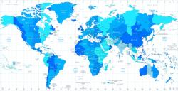 Wall Murals - World Map