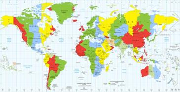 Fotomurali - Mappa Mondo