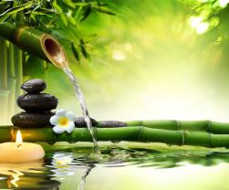 Fotobehang - Zen Fountain