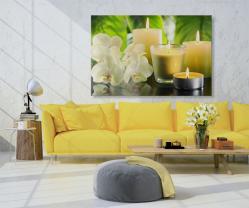 Fotobehang - Spa & Orchideeën