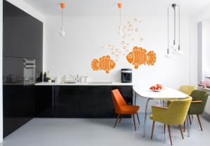 Wall Stickers - Fish Silhouette