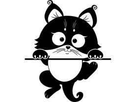 Vinil Decorativo - Gatinho