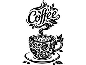 Wall Stickers - Coffee – Typographic Wall Art