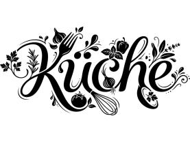 Wall Stickers - Küche – Typographic Wall Art for Kitchen