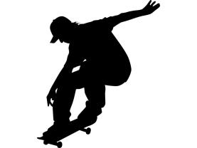 Wandtattoos - Skate