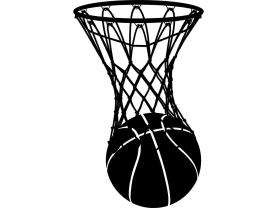 Vægklistermærker - Basketball