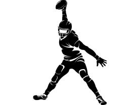 Wall Stickers - American Football Player