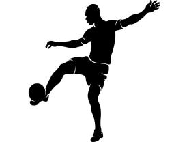 Stickers Muraux - Joueur Football