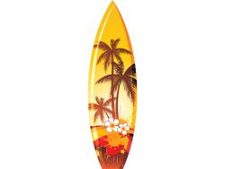 Wall Stickers - Surfboard