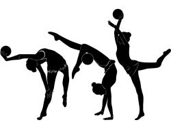 Wall Stickers - Rhythmic Gymnastic