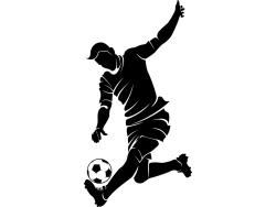 Stickers Muraux - Joueur Football
