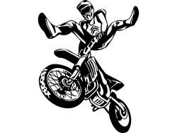 Stickers Muraux - Motocross