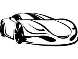 Stickers Muraux - Voiture de Course