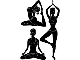 Väggdekor - Yoga