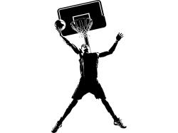 Vinilos Decorativos - Jugador de Baloncesto