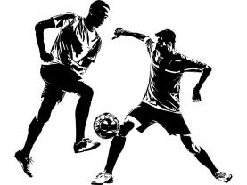 Wall Stickers - Soccer Players