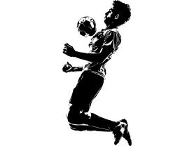Wall Stickers - Soccer Player