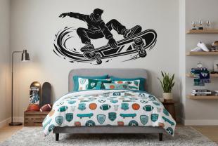 Skater Performing a Skate Maneuver