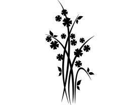 Wandtattoos - Blumen