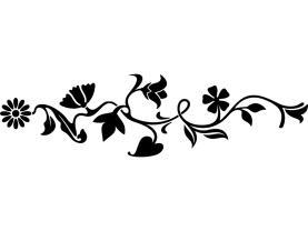 Vægklistermærker - Blomster