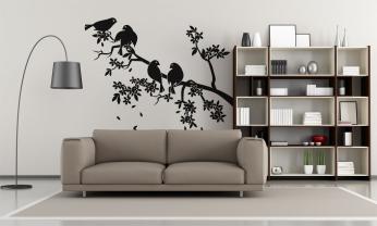 Stickers Muraux - Branches & Oiseaux