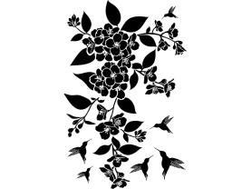 Wall Stickers - Jasmine flowers