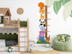 Decorative Kids Growth Chart Jungle Theme