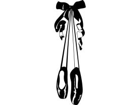 Stickers Muraux - Chaussons de Ballet