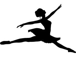 Veggklistremerker - Ballett Dans