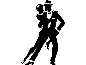 Väggdekor - Tango Par Dansare