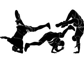 Adesivi Murali - Breakdance (Kit)