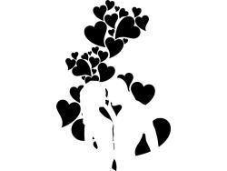 Stickers Muraux - Romantique Couple