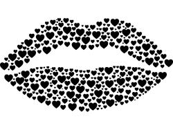 Stickers Muraux - Amour Coeur