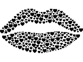 Wall Stickers - Love Hearts