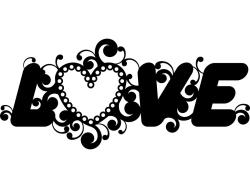 Stickers Muraux - Amour