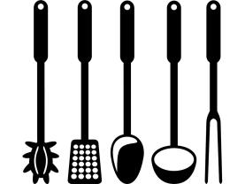 Stickers Muraux - Cuisine Coutellerie