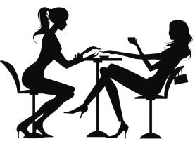 Vinil Decorativo - Manicure