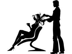 Wall Stickers - Hair Salon