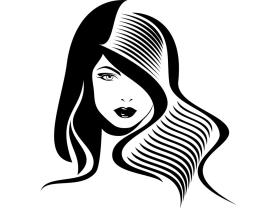 Muurstickers - Haarsalon