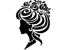 Stickers Muraux - Salon de Coiffure